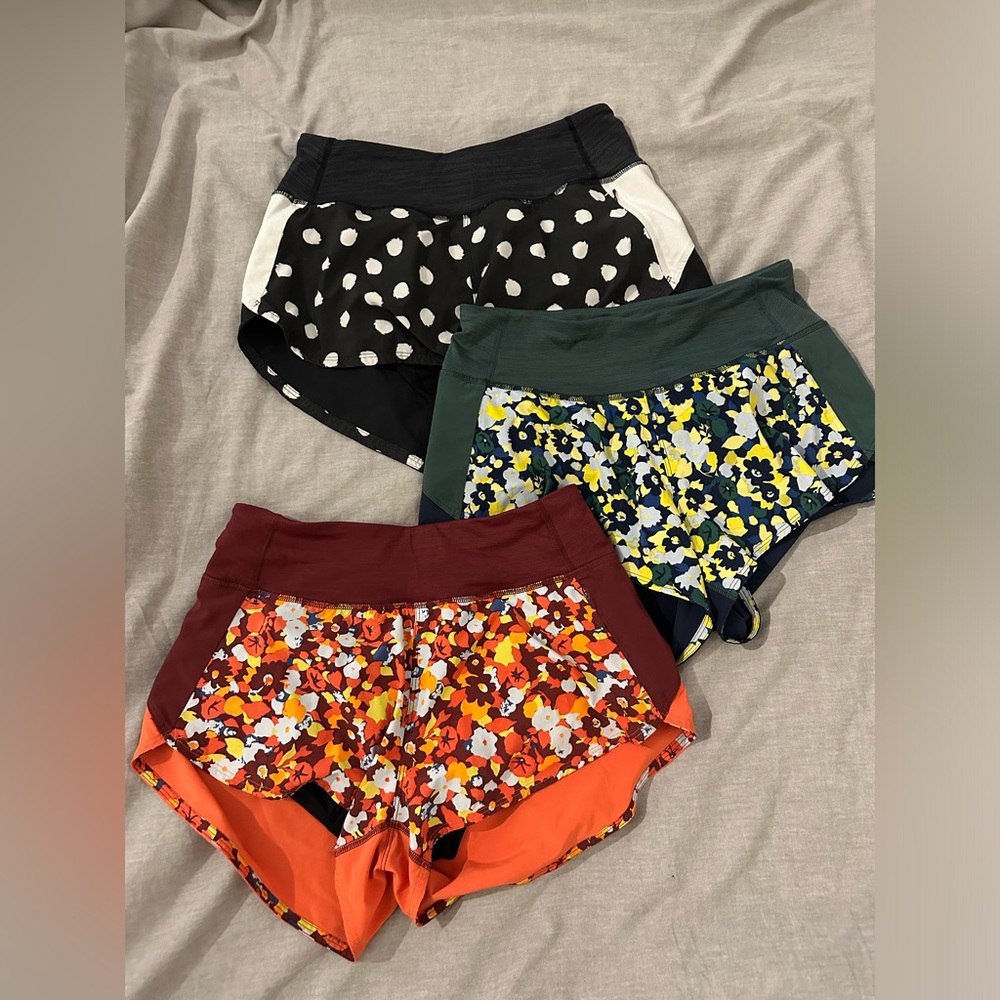 Outdoor Voices Hudson 2.5” Shorts Bloom Polka Dot Lot S